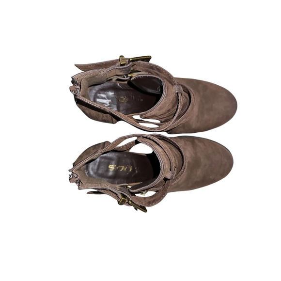 Soda Women's Brown Leather Ankle Boots Size 6.5 - Picture 8 of 8